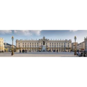 Tableau sur toile hôtel de ville de nancy 30x97 cm - Fabriqué en France