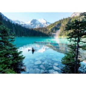 Tableau sur toile lac turquoise 45x65 cm Fabriqué en France