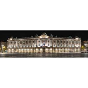 Tableau sur toile le capitole de nuit 30x97 cm - Fabriqué en France