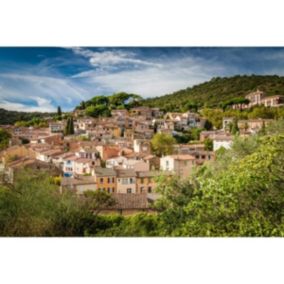 Tableau sur toile le lavandou terre 45x65 cm - Fabriqué en France