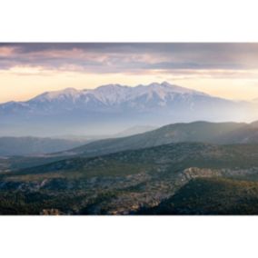 Tableau sur toile le pic du canigou 65x97 cm - Fabriqué en France