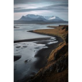 Tableau sur toile nature islande 30x45 cm - Fabriqué en France