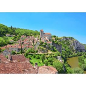 Tableau sur toile parc naturel du quercy 65x97 cm - Fabriqué en France