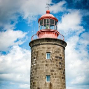 Tableau sur toile phare de granville 65x65 cm - Fabriqué en France