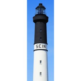 Tableau sur toile phare île sein 30x97 cm - Fabriqué en France