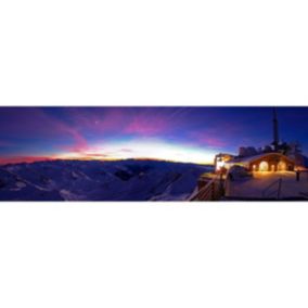 Tableau sur toile pic du midi bigorre 30x97 cm - Fabriqué en France