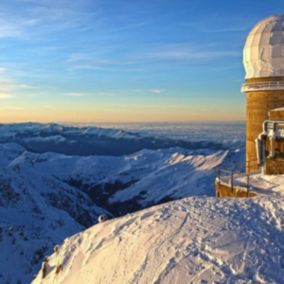 Tableau sur toile pic du midi bigorre 45x45 cm - Fabriqué en France