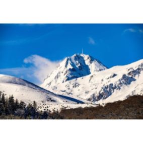 Tableau sur toile pic du midi enneigé 45x65 cm - Fabriqué en France