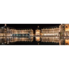 Tableau sur toile place de bordeaux 30x97 cm - Fabriqué en France