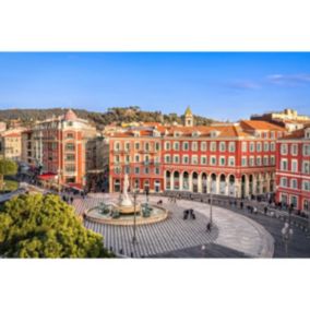 Tableau sur toile place masséna 45x65 cm - Fabriqué en France