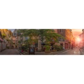 Tableau sur toile place saint-amand rouen 30x97 cm - Fabriqué en France