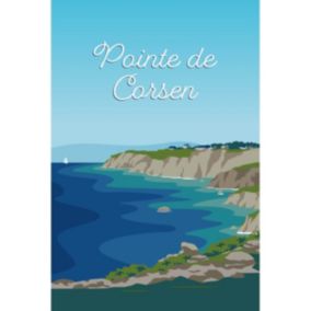 Tableau sur toile pointe de corsen 45x65 cm - Fabriqué en France