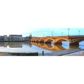 Tableau sur toile pont bayonne 30x97 cm - Fabriqué en France