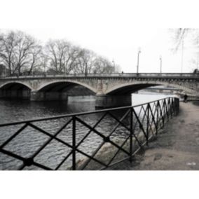 Tableau sur toile pont de la république 45x65 cm - Fabriqué en France