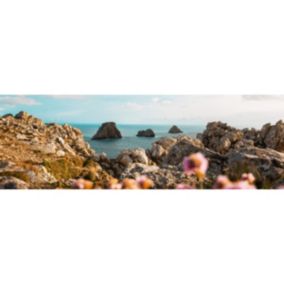 Tableau sur toile presqu'île du crozon 30x97 cm - Fabriqué en France