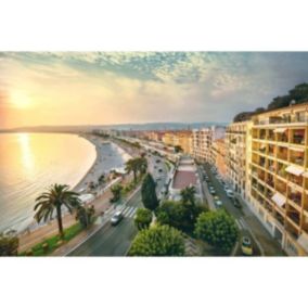 Tableau sur toile promenade des anglais 30x45 cm - Fabriqué en France