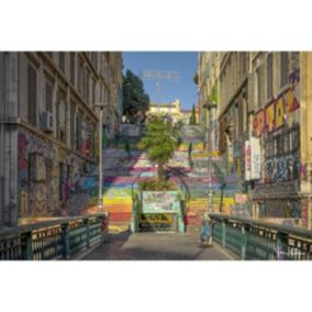 Tableau sur toile quartier créatif marseille 30x45 cm - Fabriqué en France