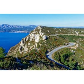 Tableau sur toile route de cassis 30x45 cm - Fabriqué en France