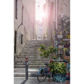 Tableau sur toile rue sainte-françoise 30x45 cm - Fabriqué en France