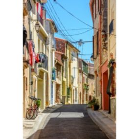 Tableau sur toile ruelle occitane 45x65 cm - Fabriqué en France