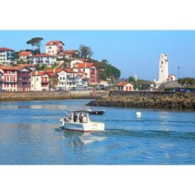 Tableau sur toile saint-jean de luz 45x65 cm Fabriqué en France