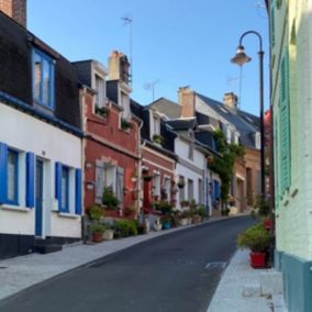 Tableau sur toile saint-valery-sur-somme friville-escarbotin 45x45 cm - Fabriqué en France