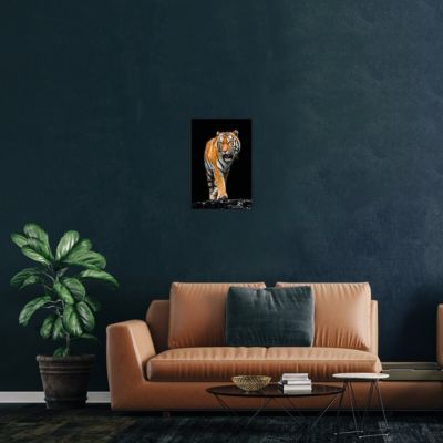 Tableau sur toile tigre précieux 30x45 cm Fabriqué en France