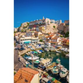 Tableau sur toile vallon des auffes 30x45 cm - Fabriqué en France