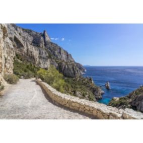 Tableau sur toile vue sur calanque 30x45 cm - Fabriqué en France