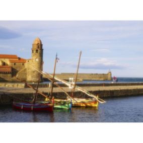 Tableau sur verre collioure 45x65 cm - Fabriqué en France