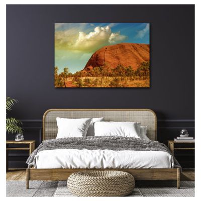 islandburner Tableau sur toile Ayers Rock Uluru Australien MF