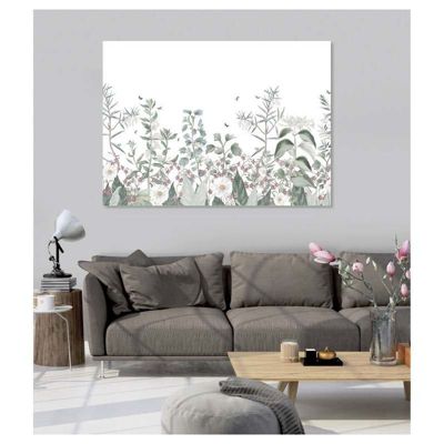 Tableau toile en kit COULEURS DOUCES 180 x 130 cm - Toile textile sans PVC, Made in France par Scenolia