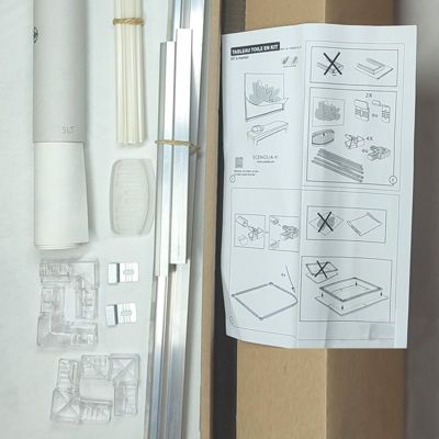 Tableau toile XXL en kit Allee Cavaliere 60 x 40 cm - Toile textile sans PVC