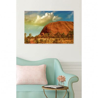 Tableau toile XXL en kit Ayers Rock 90 x 60 cm - Toile textile sans PVC