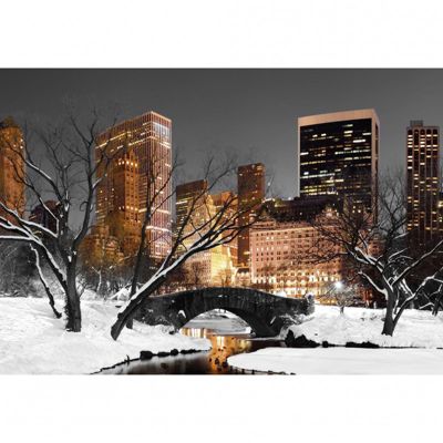 Tableau toile XXL en kit Central Park Lights 130 x 90 cm - Toile textile sans PVC