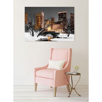 Tableau toile XXL en kit Central Park Lights 130 x 90 cm - Toile textile sans PVC
