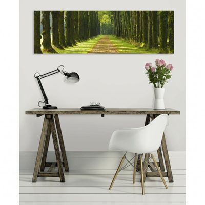Tableau toile XXL en kit Un Dimanche À La Campagne 130 x 40 cm - Toile textile sans PVC