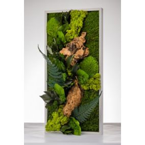 Tableau végétal stabilisé rectangle 27 x 57 cm