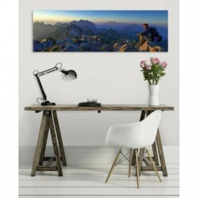 Tableau verre acrylique Dent Oche 130 x 40 cm - Décoration murale photo pour la maison