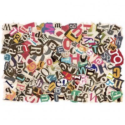 Tableau verre acrylique Papiers Colles 60 x 40 cm - Décoration murale photo pour la maison