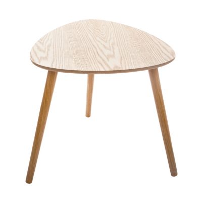 Tables gigognes, MDF et mélaminé, beige, L.39/L.47/L.60 cm, Atmosphera Mileo