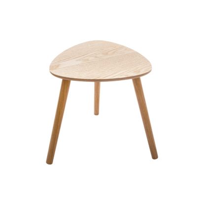 Tables gigognes, MDF et mélaminé, beige, L.39/L.47/L.60 cm, Atmosphera Mileo