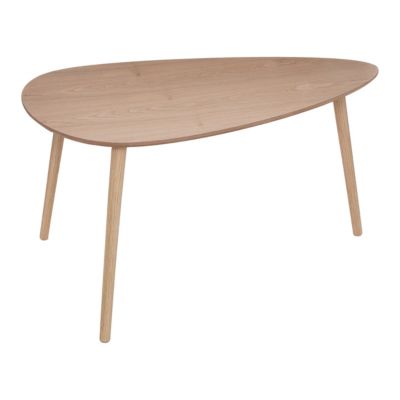 Tables gigognes, MDF et mélaminé, marron, L.88/L.98 cm, Atmosphera Mileo