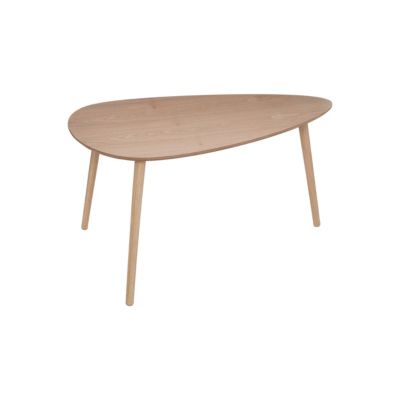 Tables gigognes, MDF et mélaminé, marron, L.88/L.98 cm, Atmosphera Mileo