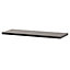 Tablette aluminium noir Form Lima 40 cm