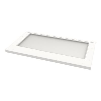 Tablette avec LED integrées de dessous de meuble haut GoodHome Caraway blanc l. 56,4 cm x L. 31,9 cm x H. 18,2 mm
