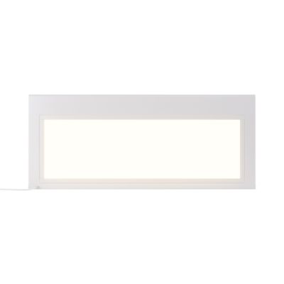 Tablette avec LED integrées de dessous de meuble haut GoodHome Caraway blanc l. 76,4 cm x L. 31,9 cm x H. 18,2 mm