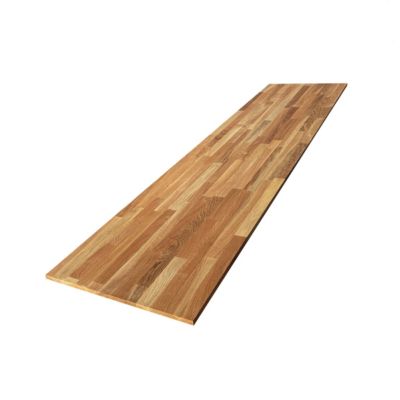 Tablette Chêne Huilé bois massif, L.200 x l.50 cm, Ep.18 mm