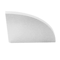 Tablette d'angle blanche Form Lima 25 cm