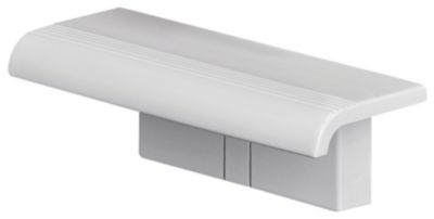 Tablette de douche repose pieds blanc